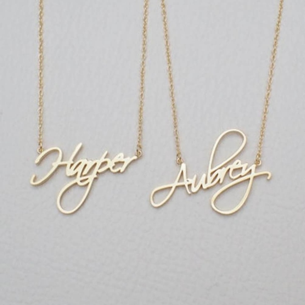 Custom name necklace